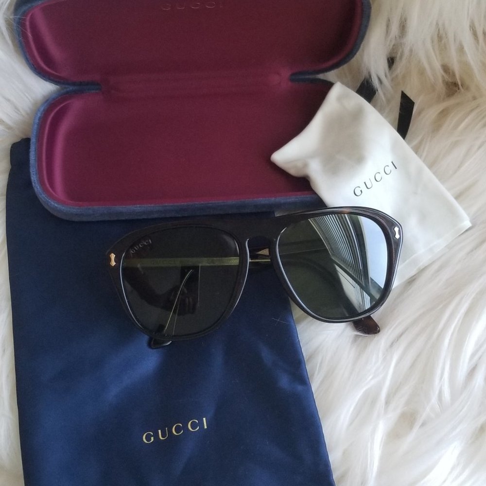 Gucci Tortoise Sunglasses